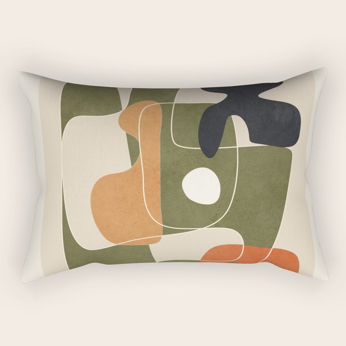 Organic Rhythms 1 Rectangular Pillow Gallery Image 1