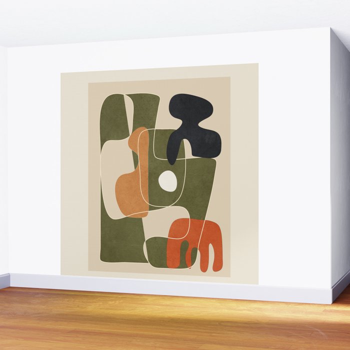 Organic Rhythms 1 Wall Mural Gallery Image 2
