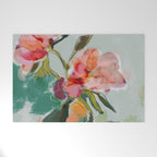 peonies abstract floral Welcome Mat Gallery Image 1