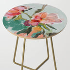 peonies abstract floral Side Table Gallery Image 2