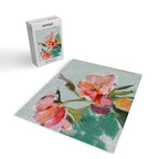 peonies abstract floral Jigsaw Puzzle Gallery Image 2
