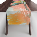 peonies abstract floral Table Runner Gallery Image 1