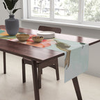 peonies abstract floral Table Runner Gallery Image 2