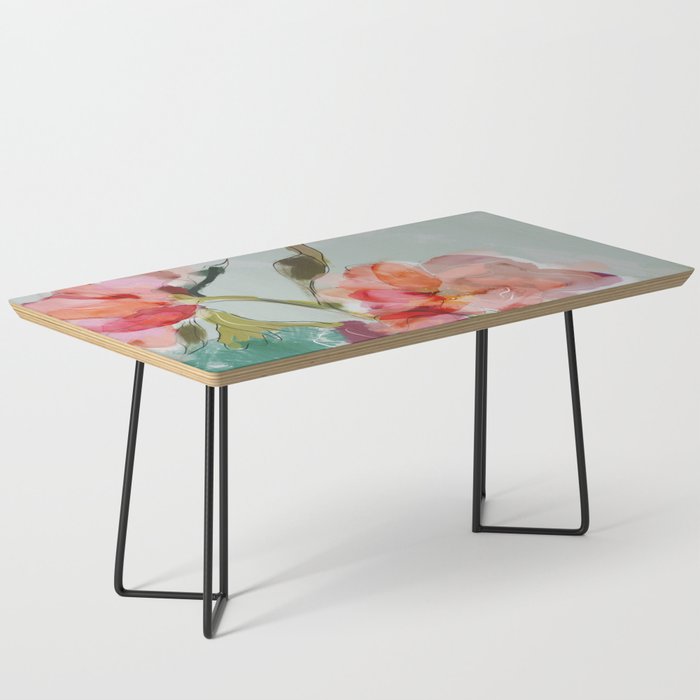 peonies abstract floral Coffee Table Gallery Image 1