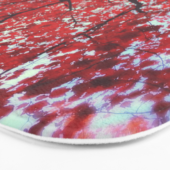 Autumn Red 2 Bath Mat Gallery Image 3
