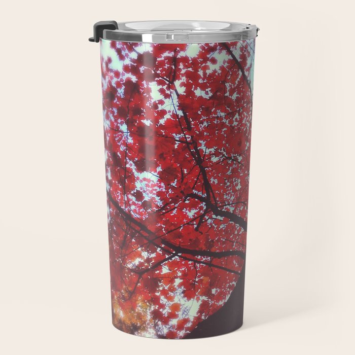 Autumn Red 2 Travel Mug Gallery Image 3