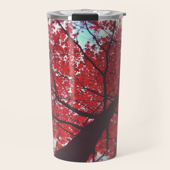 Autumn Red 2 Travel Mug Gallery Image 1