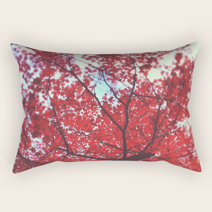 Autumn Red 2 Rectangular Pillow Gallery Image 1