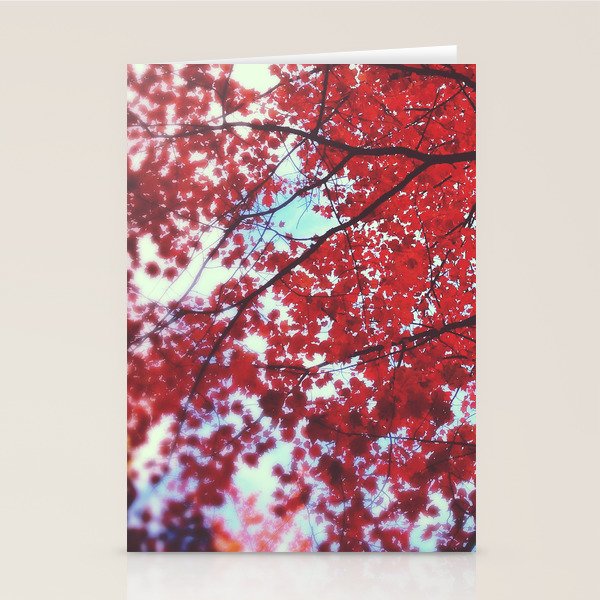 Autumn Red 2 Stationery Card Gallery Image 1