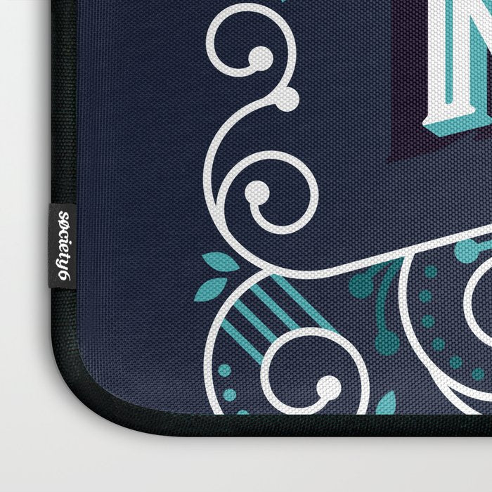 Nah - Teal Palette Laptop Sleeve Gallery Image 3