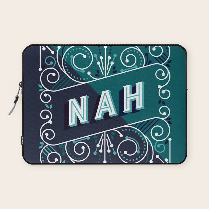 Nah - Teal Palette Laptop Sleeve Gallery Image 1