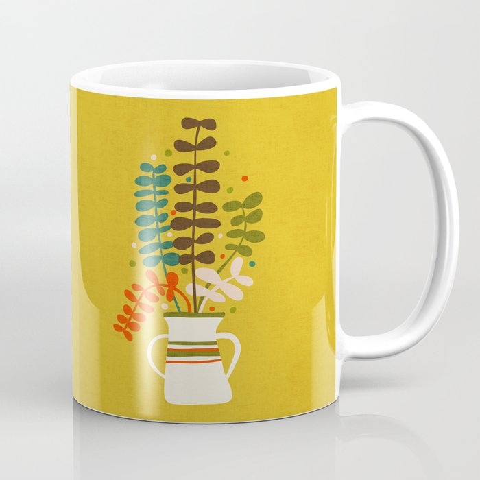 Potted Leaves Coffee Mug Gallery Image 1