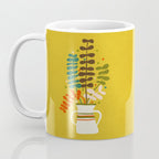 Potted Leaves Coffee Mug Gallery Image 3