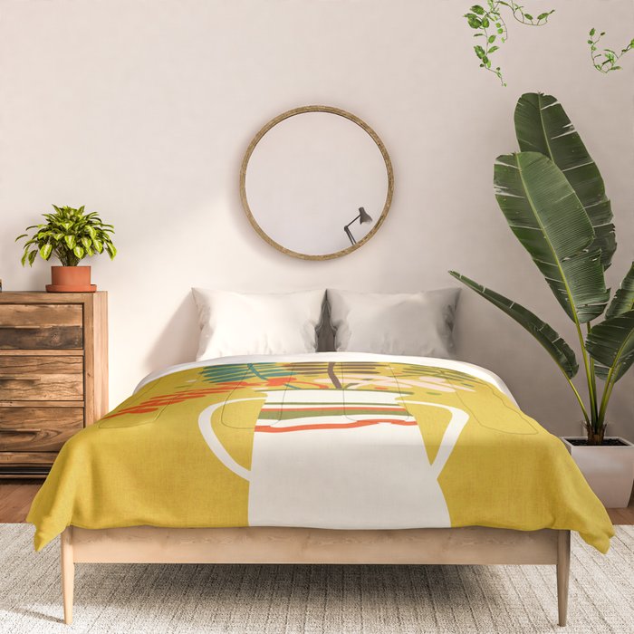 Potted Leaves Comforter Gallery Image 3