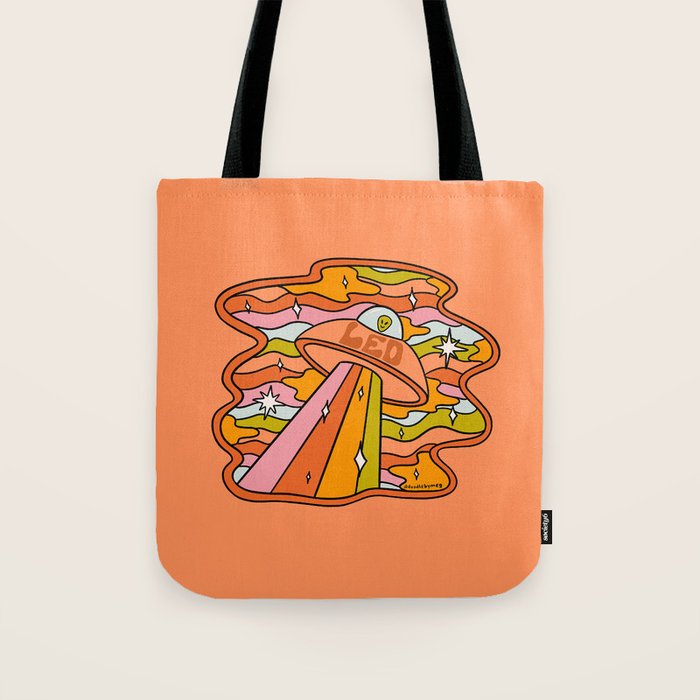 Leo UFO Tote Bag Gallery Image 1
