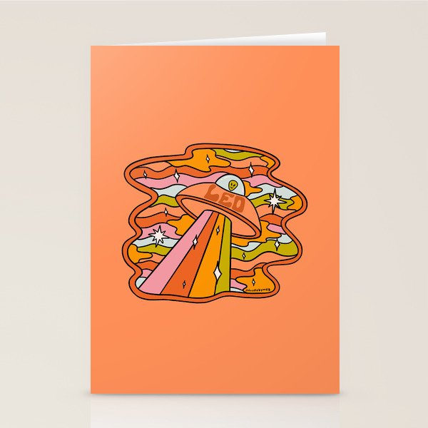 Leo UFO Stationery Card Gallery Image 1