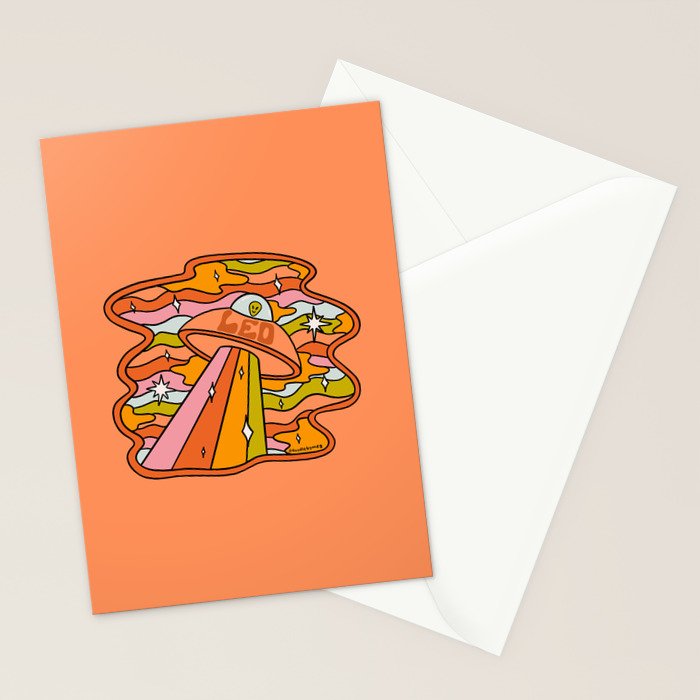 Leo UFO Stationery Card Gallery Image 2