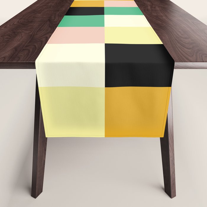 Bold Colorful Checks Pattern - Large XXXIII Table Runner Gallery Image 1