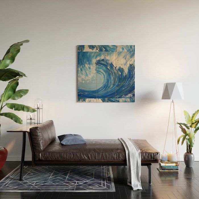 WAVE Wood Wall Art Gallery Image 2