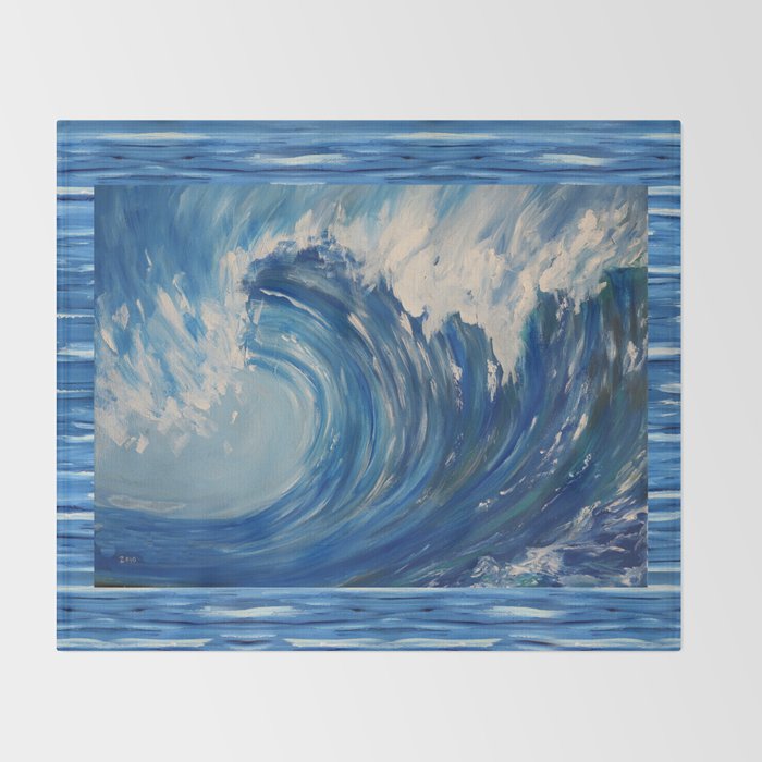 WAVE Throw Blanket Gallery Image 2