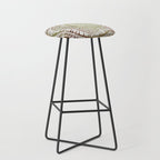 Tree Rings - Watercolor Ombre Stool Gallery Image 1