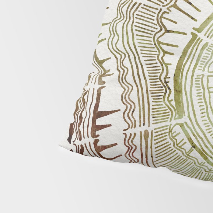 Tree Rings - Watercolor Ombre Pillow Sham Gallery Image 4