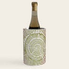Tree Rings - Watercolor Ombre Wine Chiller Gallery Image 1