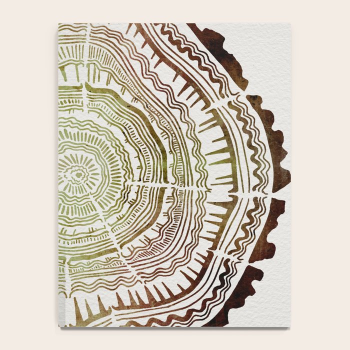 Tree Rings - Watercolor Ombre Notebook Gallery Image 4