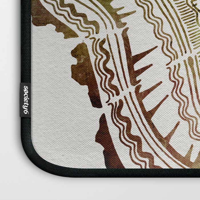 Tree Rings - Watercolor Ombre Laptop Sleeve Gallery Image 3