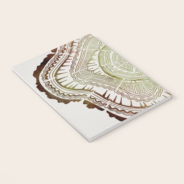Tree Rings - Watercolor Ombre Notebook Gallery Image 3