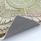 Tree Rings - Watercolor Ombre Rug Gallery Image 4