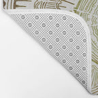 Tree Rings - Watercolor Ombre Bath Mat Gallery Image 2