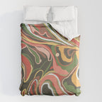 Retro marble #5 Duvet Cover Gallery Image 6