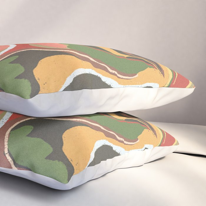 Retro marble #5 Pillow Sham Gallery Image 3