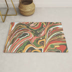 Retro marble #5 Rug Gallery Image 1