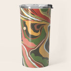 Retro marble #5 Travel Mug Gallery Image 2