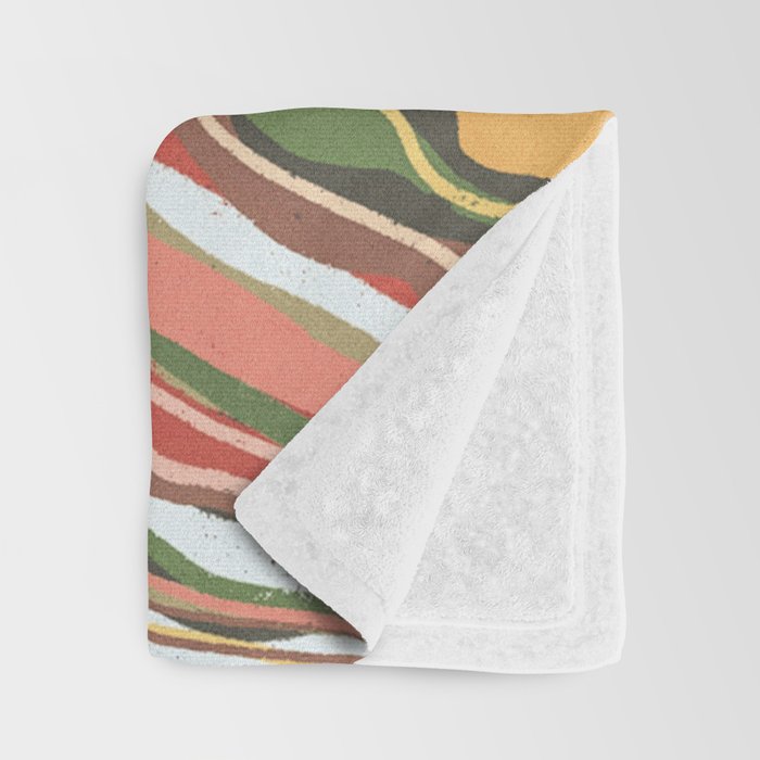 Retro marble #5 Throw Blanket Gallery Image 3