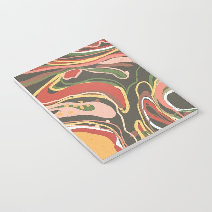 Retro marble #5 Notebook Gallery Image 3