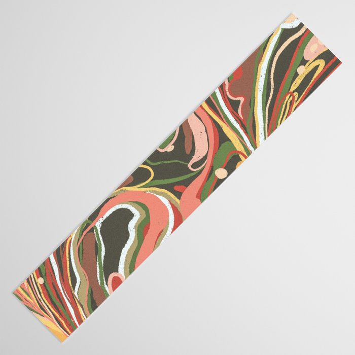Retro marble #5 Table Runner Gallery Image 3