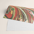 Retro marble #5 Wrapping Paper Gallery Image 2