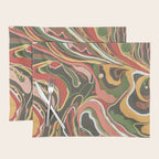 Retro marble #5 Placemat Gallery Image 1