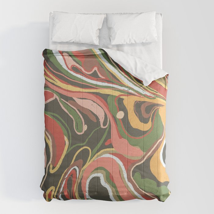 Retro marble #5 Comforter Gallery Image 6