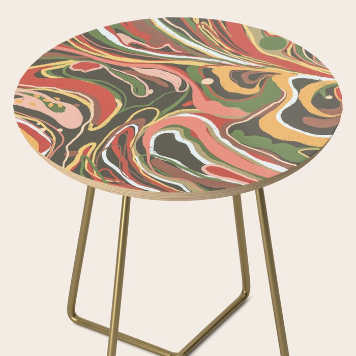 Retro marble #5 Side Table Gallery Image 2