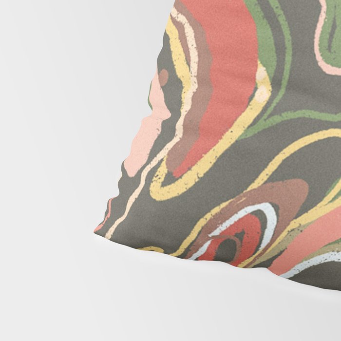 Retro marble #5 Pillow Sham Gallery Image 4