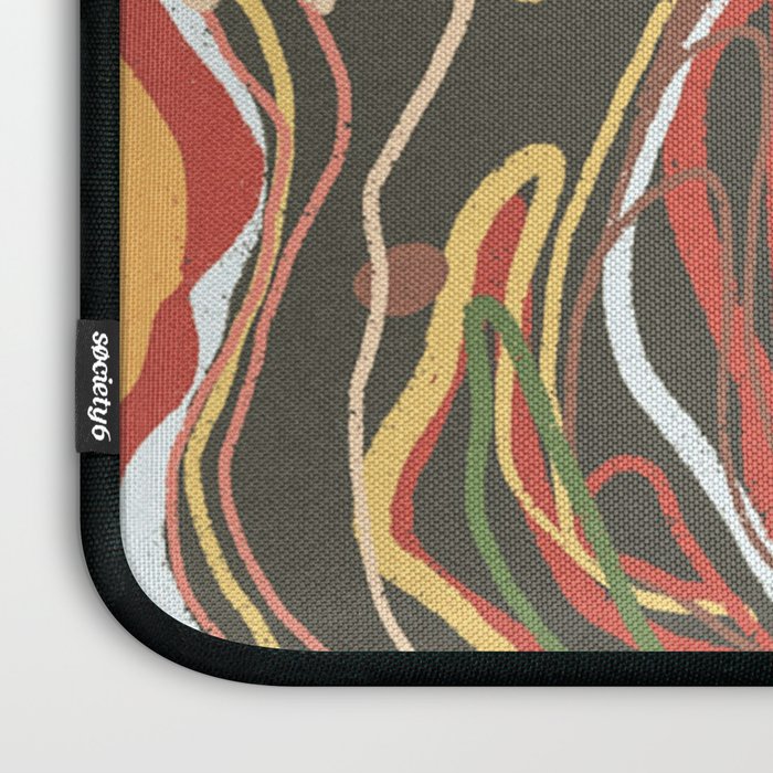 Retro marble #5 Laptop Sleeve Gallery Image 3