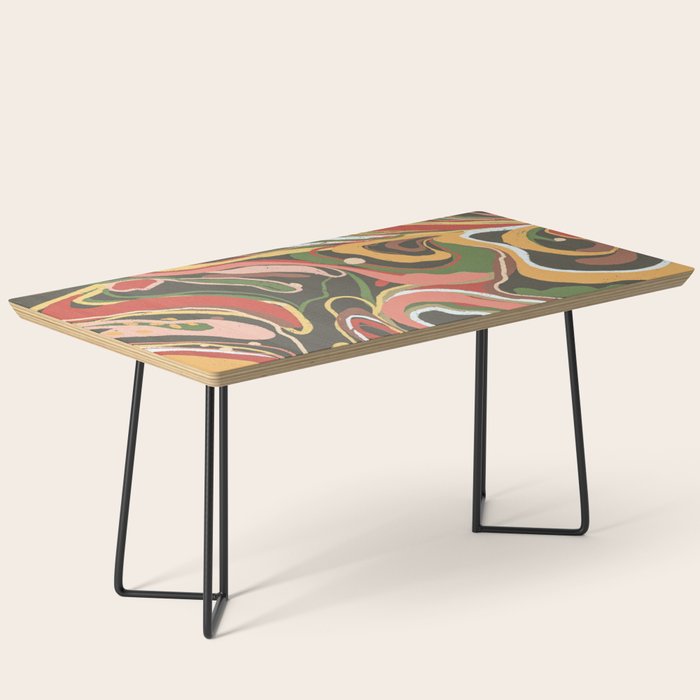 Retro marble #5 Coffee Table Gallery Image 1