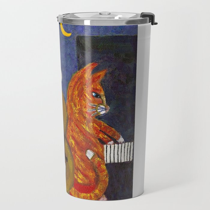 Jazz Cats Travel Mug Gallery Image 2