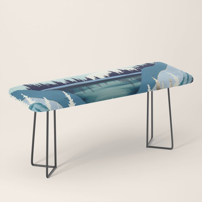 Blue Forest Lake Bench Gallery Image 1