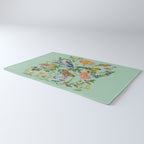 Flower Birds Garden Rug Gallery Image 3