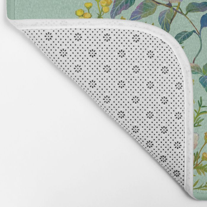 Flower Birds Garden Bath Mat Gallery Image 2